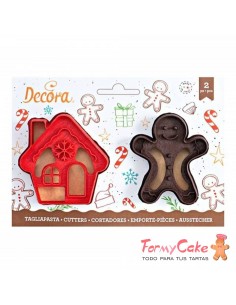 Kit Cortadores Gingerman Y Casa 2ud. Decora