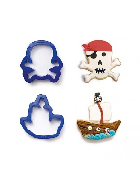 Kit Cortadores Calavera Y Barco 2ud. Decora