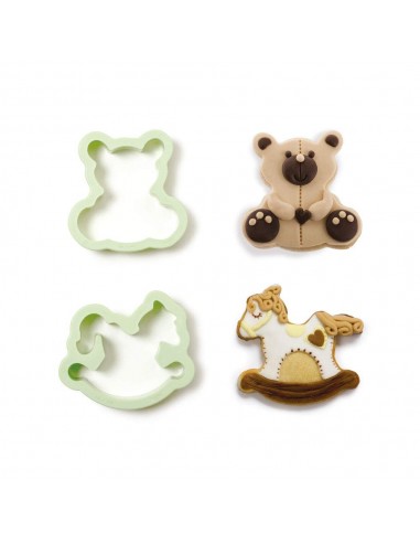 Kit Cortadores Body Y Carrito Bebe 2ud. Decora