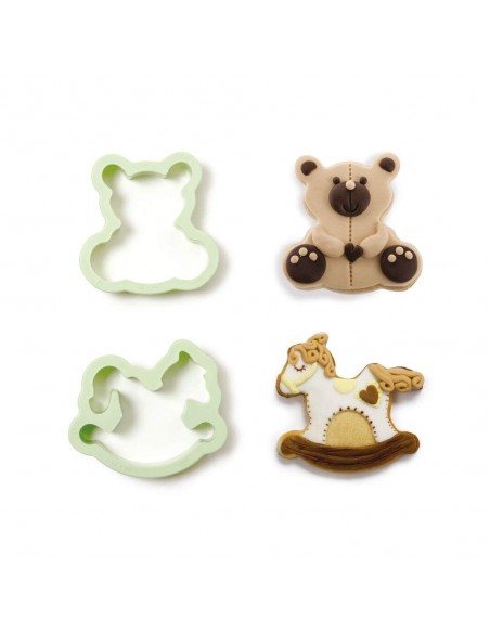 Kit Cortadores Body Y Carrito Bebe 2ud. Decora