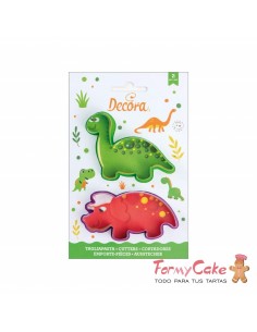 kit Cortadores Vaca y Gallina, 2ud Decora