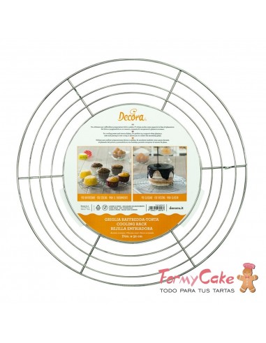 Rejilla Enfriadora Redonda 32cm. Decora