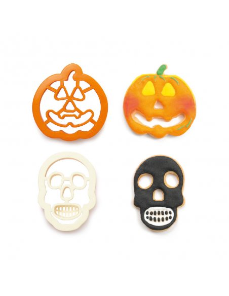 Kit Cortadores Calabaza y Calavera 2ud. Decora