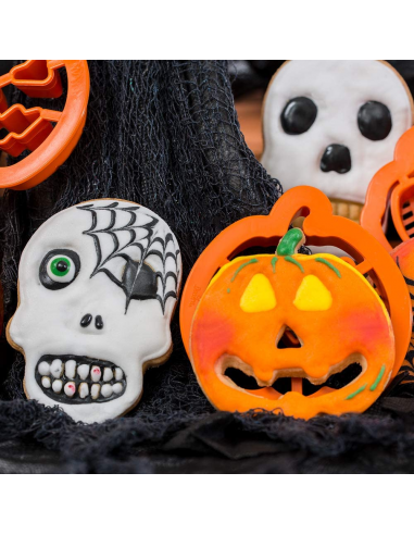 Kit Cortadores Calabaza y Calavera 2ud. Decora