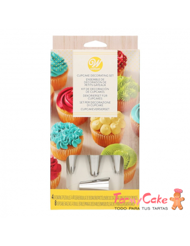 Kit Decoración Cupcakes 12 Piezas Wilton