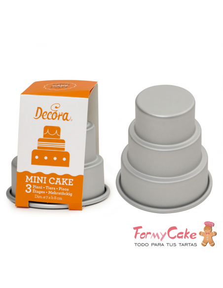 Molde 3 Pisos Mini Decora