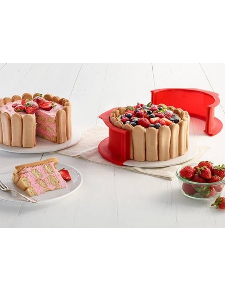 Molde Desmontable para Charlotte Redondo18 cm