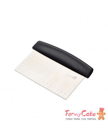 Espatula Cortador inox con medidas Kitchen Kraft