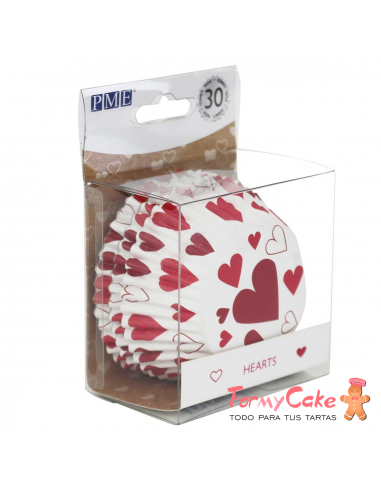 Cápsulas Aluminio PME Corazones 30ud