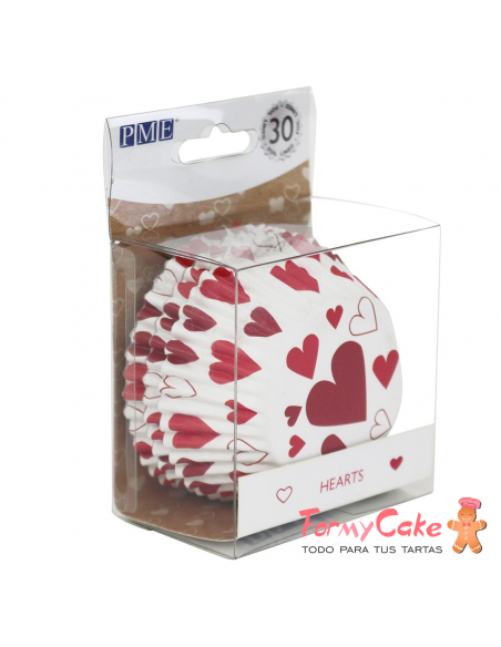 Cápsulas Aluminio PME Corazones 30ud