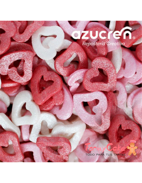 Corazones Abiertos Azucar 60 Gramos Azucren