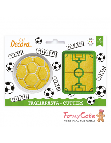 Kit Cortadores Pelota Y Campo 2ud. Decora