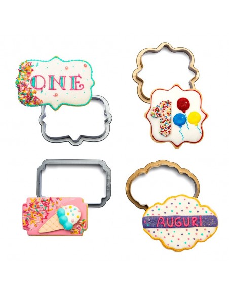 Set 4 Cortadores De Marcos Grandes Decora