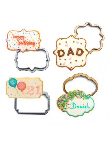 Set 4 Cortadores De Marcos Grandes Decora