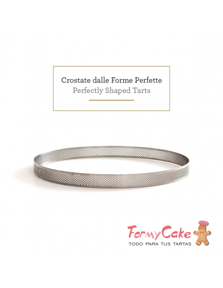Aro De Repostería Perforado De Acero Inox. 15cm Decora