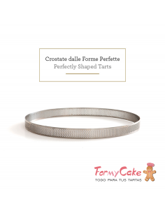 Aro De Repostería Perforado De Acero Inox. 15cm Decora