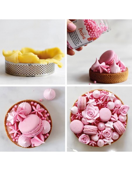 Aro De Repostería Perforado De Acero Inox. 15cm Decora