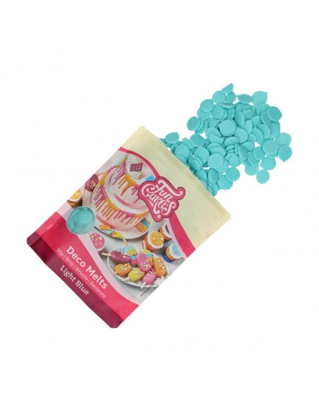 Deco Melts Azul claro 250gr Funcakes