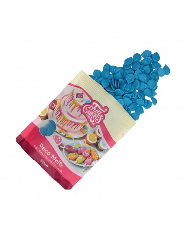 Deco Melts azul 250gr Funcakes