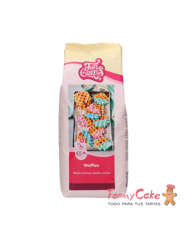 Mezcla Para Gofres Belgas 1kg Funcakes