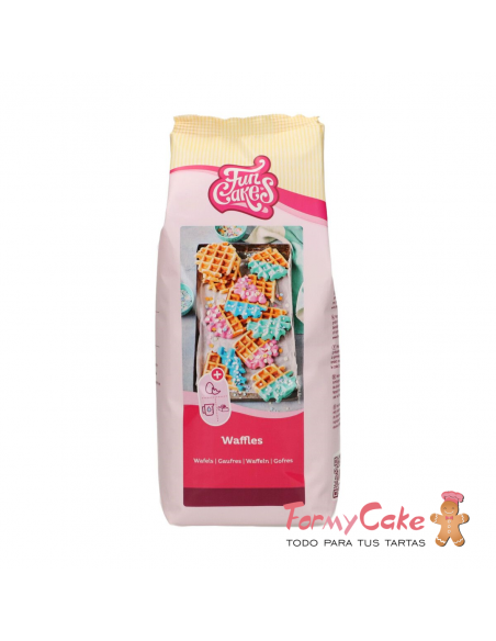 Mezcla Para Gofres Belgas 1kg Funcakes