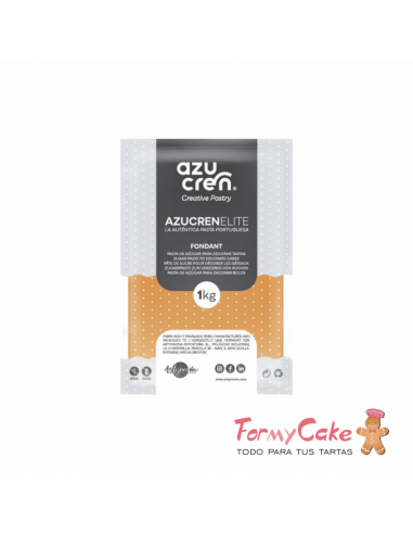 Fondant  Amarillo Oscuro 1kg Azucren