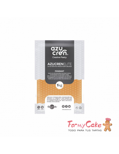 Fondant  Amarillo Oscuro 1kg Azucren