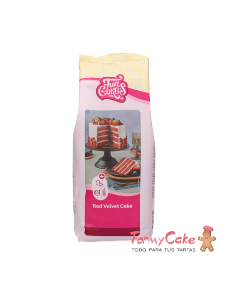 Mezcla Red Velvet 1Kg Funcakes