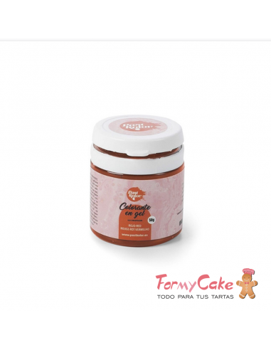 Colorante Gel Rojo 50gr Pastkolor