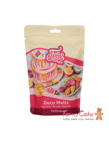 Deco Melts Naranja 250gr Funcakes