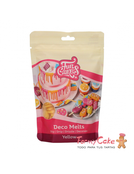 Deco Melts Naranja 250gr Funcakes