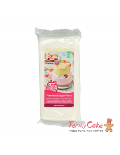 Fondant Funcakes Blanco Marshmallow 1Kg
