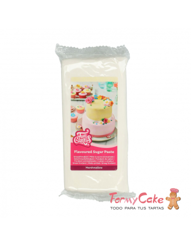 Fondant Funcakes Blanco Marshmallow 1Kg