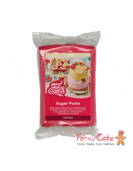 Fondant Rosa Intenso 250gr Funcakes
