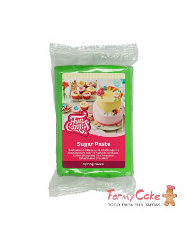Fondant Verde Primavera 250gr Funcakes