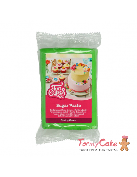 Fondant Verde Primavera 250gr Funcakes