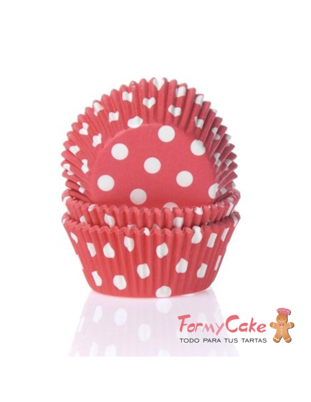 Cápsulas House of Marie Roja con Lunares 50ud