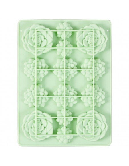 Molde Silicona Suculentas Wilton