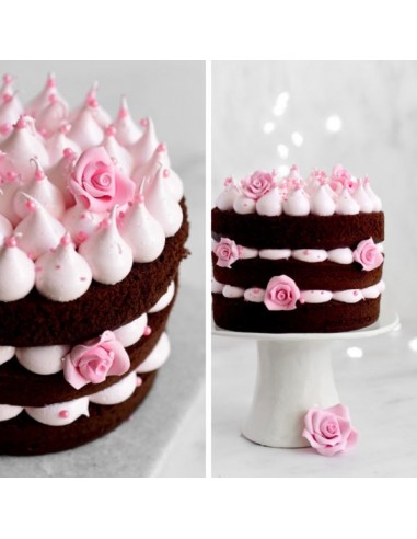 Rosas Comestibles Rosas 8ud Decora