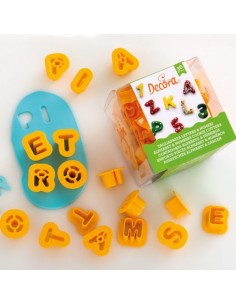 Cortantes Números y Letras Pequeñas Decora 2