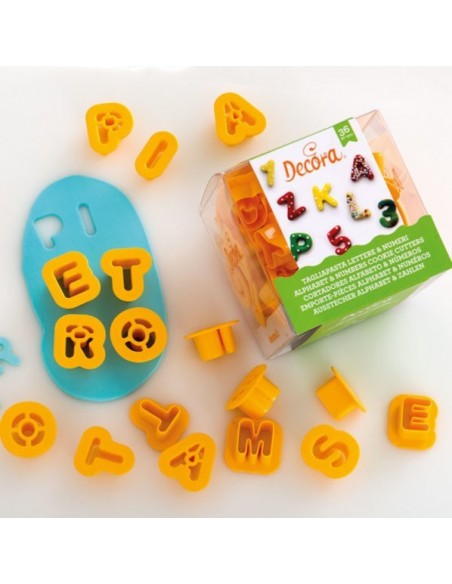 Cortantes Números y Letras Pequeñas Decora