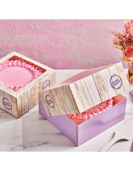 Caja Decorada para Tartas Diseño Pure 32x32x11,5cm 2ud Funcakes