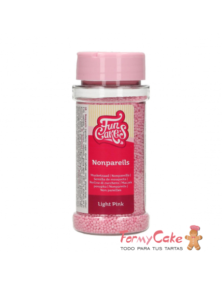 Nonpareils Rosa Claro 80gr Funcakes