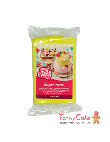 Fondant  Verde Lima 250gr Funcakes