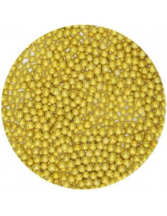 Perlas Oro Metalico 80gr Funcakes 2