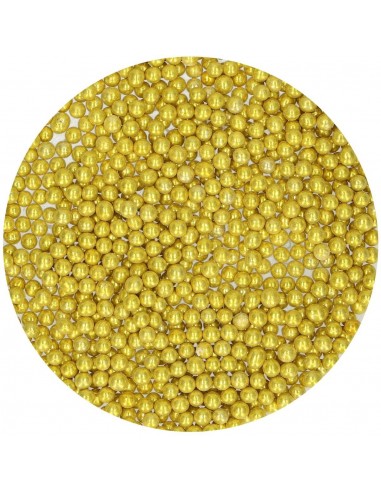 Perlas Oro Metalico 80gr Funcakes