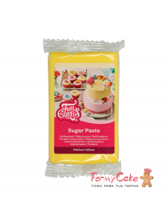 Fondant Funcakes Mellow Yellow 250gr
