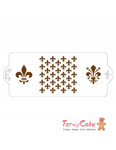 Stencil Lirio 15x25 cm Decora