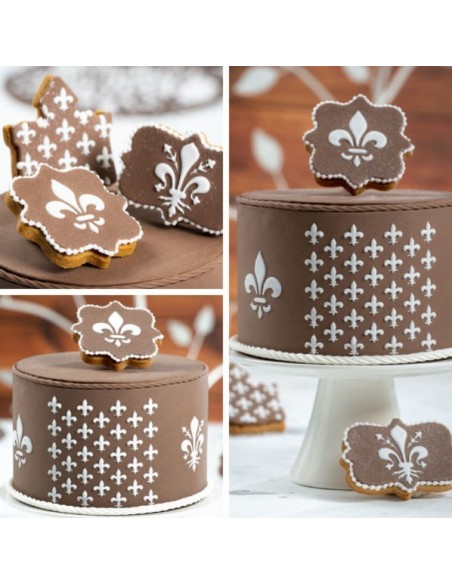 Stencil Lirio 15x25 cm Decora