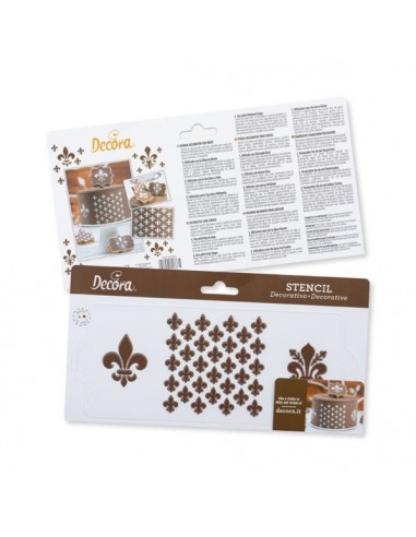 Stencil Lirio 15x25 cm Decora